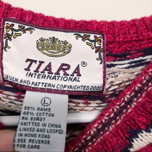 Tiara International Vintage Sweater - Picture 2 of 3